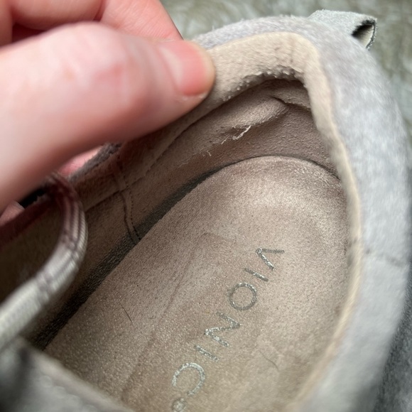 Vionic Ballari Gray Suede Lace Up Oxford Shoes size 7.5 Classiccore Preppy Retro - Picture 11 of 11